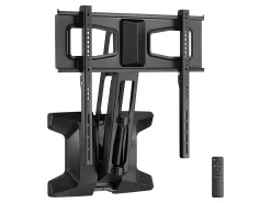 Mount-It! MI-386 Motorized Fireplace TV Wall Mount For Screens 30 To 70", 71"H x 13"W x 18"D, Black