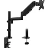 Mount-It! MI-4761 Single Monitor Arm Desk Mount, 16"H x 6"W x 4.8"D, Black