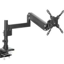 Mount-It MI-4771 Single Monitor Desk Mount, 12-13/16”H x 21-1/2”W x 2”D, Black