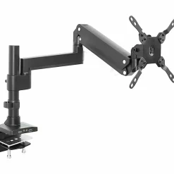 Mount-It MI-4771 Single Monitor Desk Mount, 12-13/16”H x 21-1/2”W x 2”D, Black
