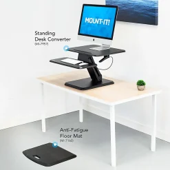Mount-It! MI-STP109 Active Essentials Ergonomic 2-Piece Office Desk Riser Bundle