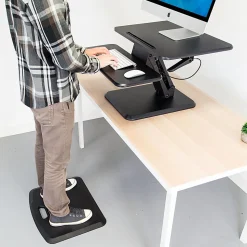 Mount-It! MI-STP109 Active Essentials Ergonomic 2-Piece Office Desk Riser Bundle