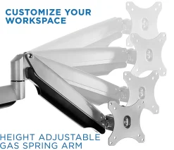 Mount-It! MI-2753 Triple-Monitor Mount, 15