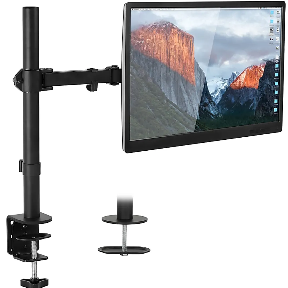 Mount-It! Monitor Arm Desk Mount, Black, MI-2751