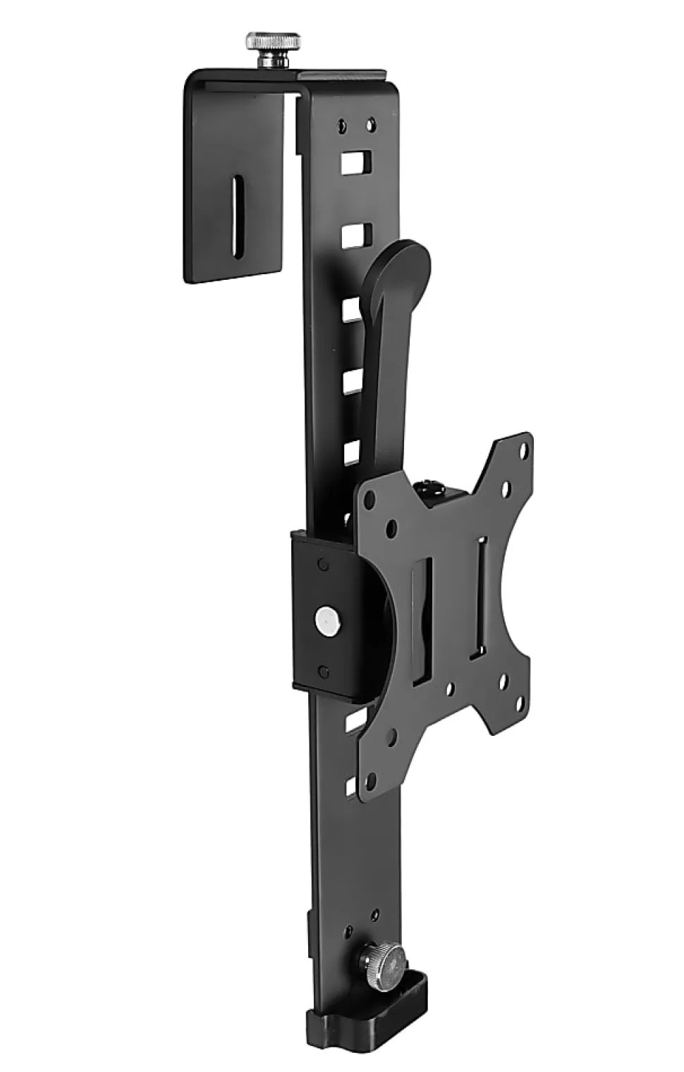 Mount-It! Over Cubicle Monitor Mount Hanger, 16"H x 4"W x 5"D, Black