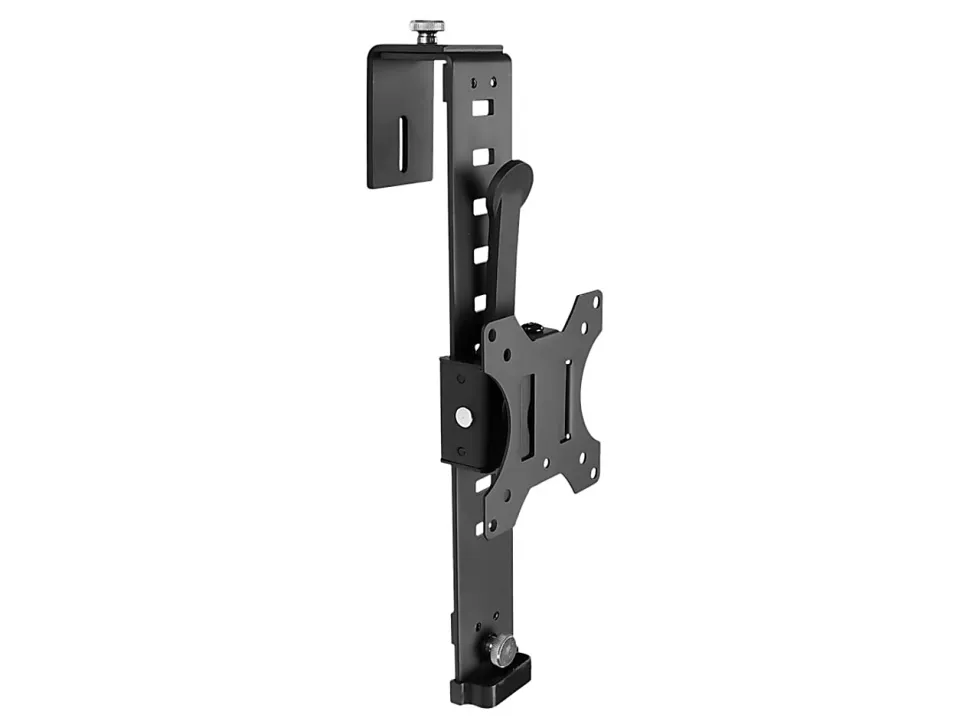 Mount-It! Over Cubicle Monitor Mount Hanger, 16"H x 4"W x 5"D, Black