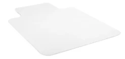 Mount-It! Plastic Desk Chair Mat For Hardwood Floor, 47” x 35.5”, Clear