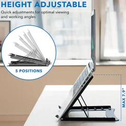 Mount-It! Portable Folding Stand for Laptops Up To 15