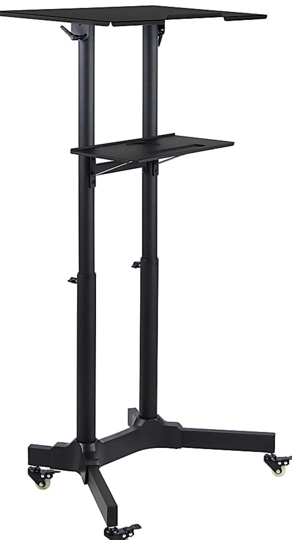 Mount-It! Portable Presentation Lectern, 48.75”H x 25.5”W x 17”D, Black