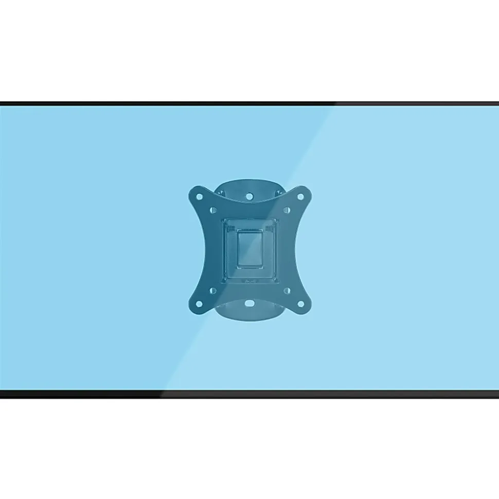 Mount-It! Single Stud Tilt And Swivel TV Wall Mount For Screens Up To 32", 2-3/4”H x 5”W x 6”D, Black