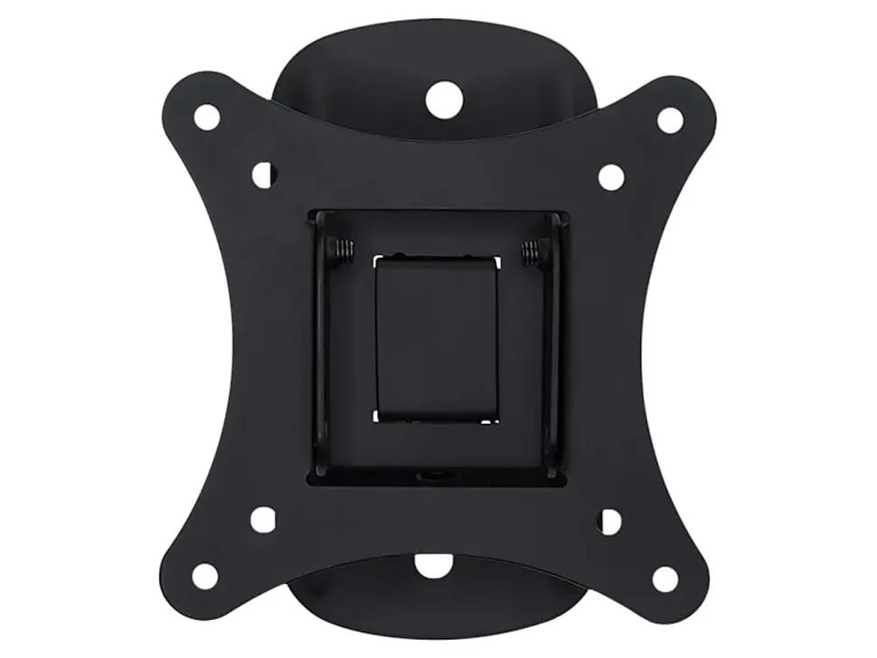 Mount-It! Single Stud Tilt And Swivel TV Wall Mount For Screens Up To 32", 2-3/4”H x 5”W x 6”D, Black