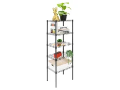 Mount-It! Stainless-Steel Adjustable Shelving Unit, 5-Tiers, 48-1/2