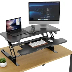 Mount-It! Standing Desk Converter With Adjustable Height And 38