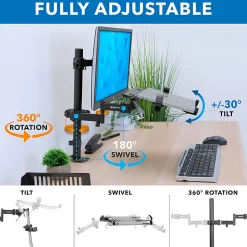 Mount-It! Steel Pole Mount 15.6