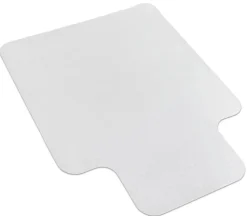 Mount-It! Studded Plastic Office Chair Floor Protector For Hardwood Floors, 35.5”W x 47”H, Clear