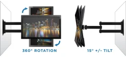Mount-It! Swivel TV Wall Mount for 13