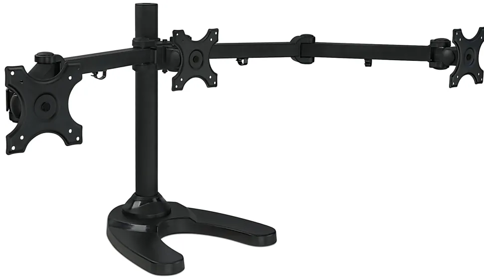 Mount-It! Triple Monitor Stand For 13"-24" Inch Computer Screens, MI-789