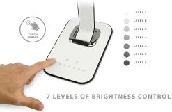 Mount-It! Turcom Relaxalight LED Desk Lamp, 28-1/2”H, White