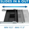 Mount-It! Under Desk Pencil Drawer, 2"H x 21-1/4"W x 5-5/8"D, Black
