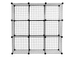 Mount-It! Work-It 6-Cube Wire Modular Storage Organizer, 14