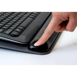 3M Preciseâ„¢ Adjustable Platform For Keyboard And Mouse With Gel Wrist Rest, Black/Metallic Gray