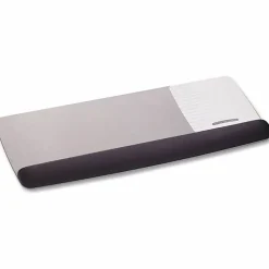 3M Precise™ Adjustable Platform For Keyboard And Mouse With Gel Wrist Rest, Black/Metallic Gray