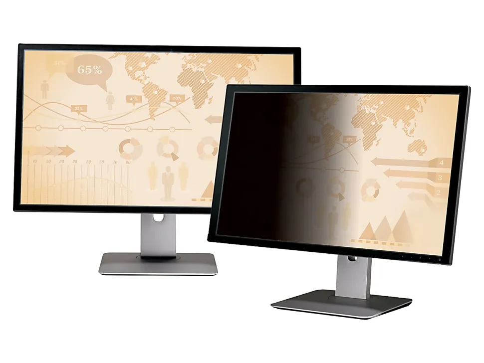3M™ Privacy Filter Screen for 23.8" Widescreen Monitors, 16:9 Aspect Ratio, Reduces Blue Light, Anti-Glare