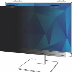 3M™ Privacy Filter Screen with COMPLY™ Magnetic Attach for 23" Full Screen Monitors, 16:9 Aspect Ratio, Reduces Blue Light, Anti-Glare