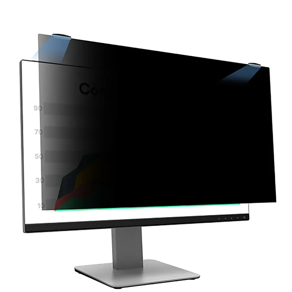 3M™ Privacy Filter Screen with COMPLY™ Magnetic Attach for 27" Full Screen Monitors, 16:9 Aspect Ratio, Reduces Blue Light, Anti-Glare