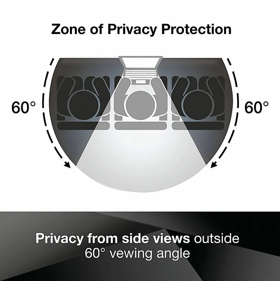 3M™ Privacy Filter Screen with COMPLY™ Magnetic Attach for 24" Full Screen Monitors, 16:10 Aspect Ratio, Reduces Blue Light, Anti-Glare