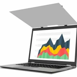 3M™ Privacy Filter Screen with COMPLY™ Attachment for 14" Widescreen Laptops, 16:9 Aspect Ratio, Reduces Blue Light, Anti-Glare