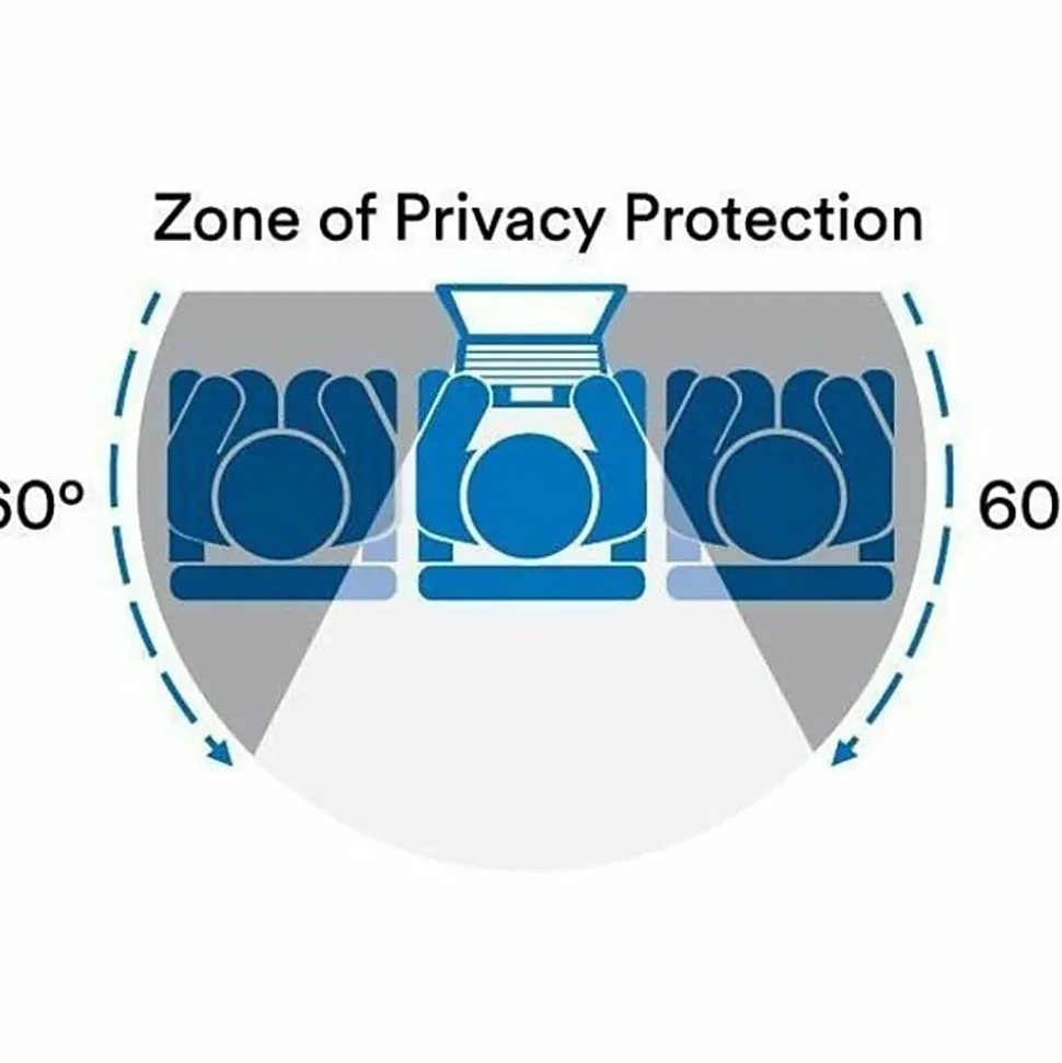 3M™ Privacy Filter Screen with COMPLY™ Attachment for 14" Widescreen Laptops, 16:9 Aspect Ratio, Reduces Blue Light, Anti-Glare