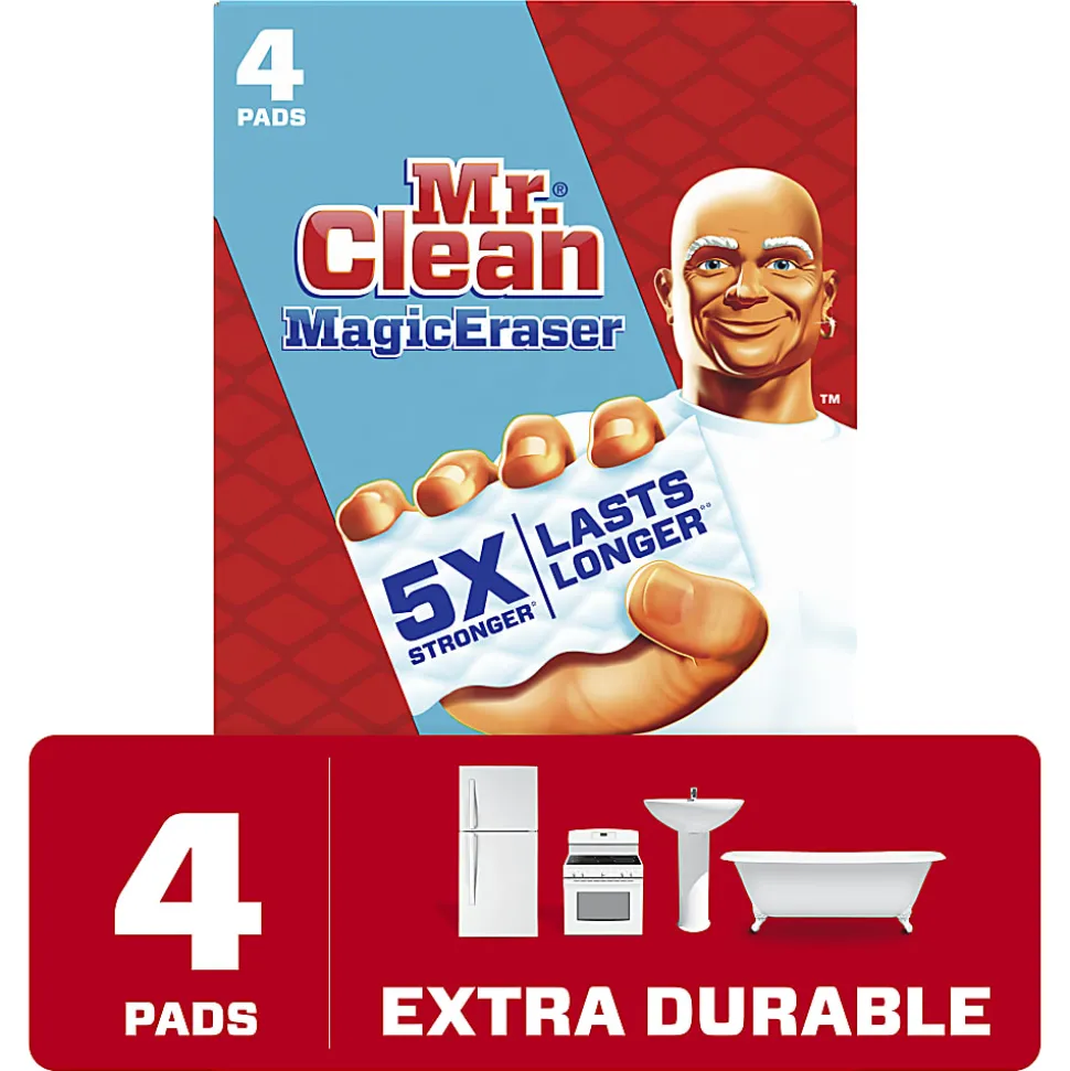 Mr. Clean® Magic Eraser Extra Power Pads, Box Of 4