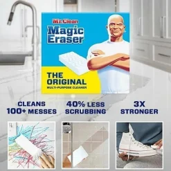 Mr. Clean Magic Eraser Sponges, Original, 7-3/4” x 4-5/8”, Pack Of 10 Sponges