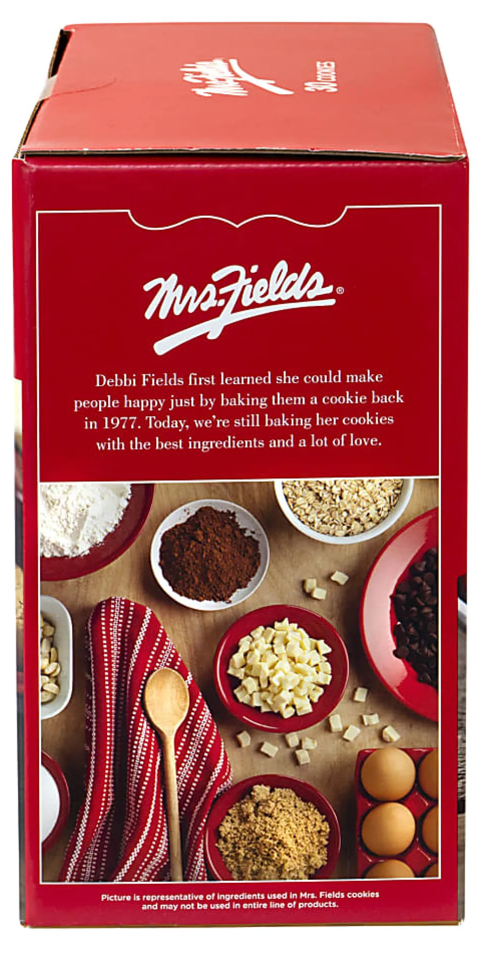 Mrs. Fields Milk Chocolate Chip Cookies, 1 Oz, Pack Of 30 Cookies