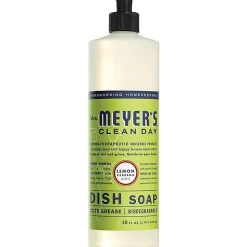 Mrs. Meyer's Clean Day Dishwashing Soap, Lemon Scent, 16 Oz Bottle, Case Of 6