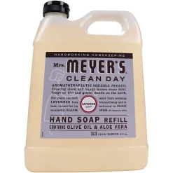 Mrs. Meyer's Clean Day Liquid Hand Soap, Lavender Scent, 33 Oz, Carton Of 6 Bottles