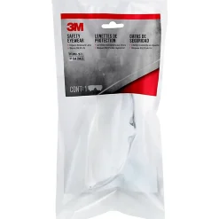 3M Safety Eyewear Anti-Scratch, 1 Pack of Safety Glasses, Clear, Clear Lens