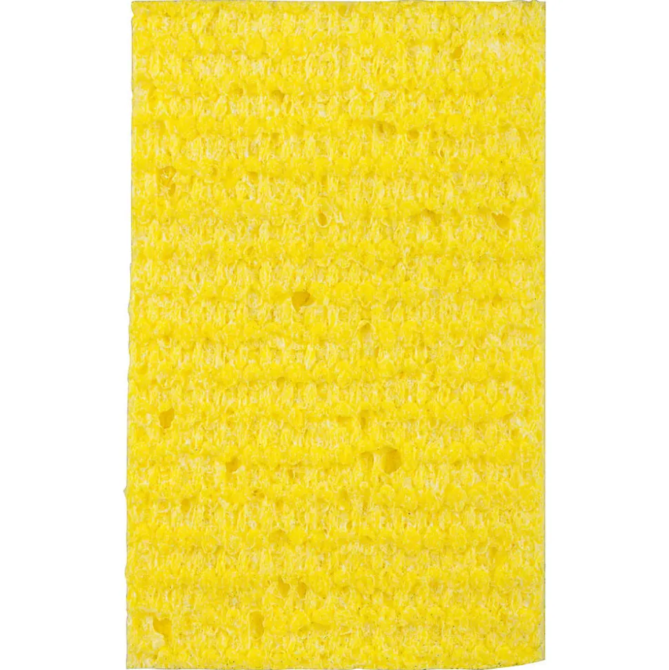 3M Scotch-Brite™ Cellulose Medium-Duty Scrubbing Sponge, 6 1/4"H x 3 1/2"W x 3/4"D, Yellow/Green