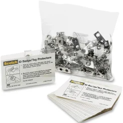 3M™ Scotch™ Self-Laminating Pouches, For Clip Style ID Badges, 4 1/16