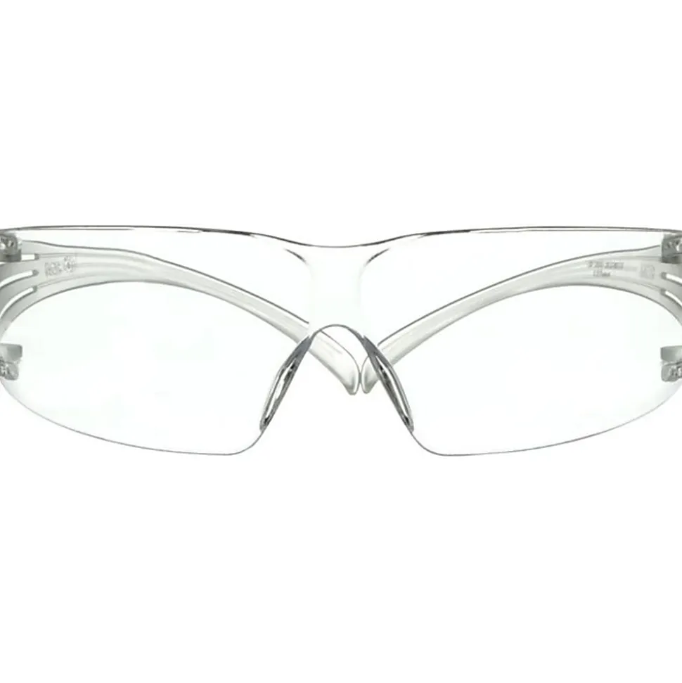 3M SecureFit 200 Eyewear Anti-Fog, 1 Pack of Safety Glasses, Clear, Clear Lens