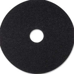 3M™ 7200 Stripping Floor Pads, 20" Diameter, Black, Case Of 5