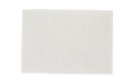 3M™ 4100 Super Polishing Floor Pads, 28" x 14", White, Pack Of 10 Pads