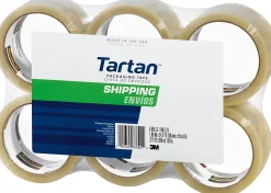 3Mâ„¢ Tartanâ„¢ 3710 General Purpose Packaging Tape, 1-7/8" x 54.6 Yd., Clear, Pack Of 6 Rolls