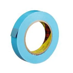 3M® 8898 Tensilized Poly Strapping Tape, 1" x 60 Yd., Blue, Case Of 12