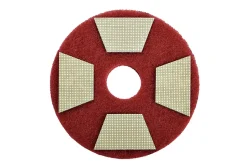 3M™ Trizact™ Diamond TZ Abrasive Pads, Blue, Pack Of 4
