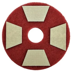3M Trizact Diamond TZ Abrasives, Gold/Coarse, Pack Of 4 Abrasives