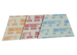 3M Trizact Diamond TZ Abrasives, Gold/Coarse, Pack Of 4 Abrasives