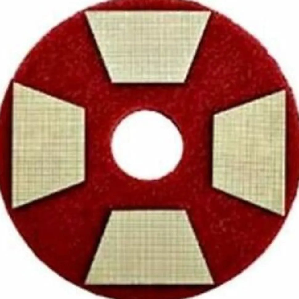 3M Trizact Diamond TZ Abrasives, Gold/Coarse, Pack Of 4 Abrasives