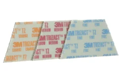 3M Trizact Diamond TZ Abrasive Pads, Red, Pack Of 4 Abrasives